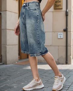 Knee Lenth Denim Short