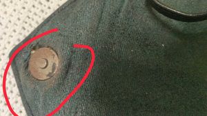 vintage Black Leather Handbag