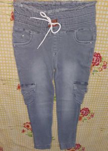 Stylish Grey Jogger Jeans
