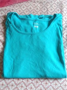 Turquoise Basic Tee
