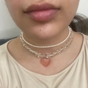 Heart Charm Layered Necklace