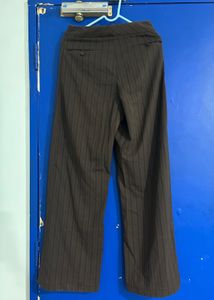 Flared Brown Formal Pants