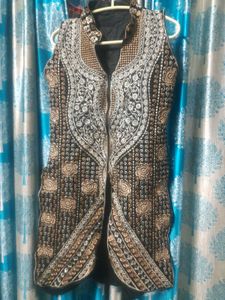 Embroidered Velvet Jacket