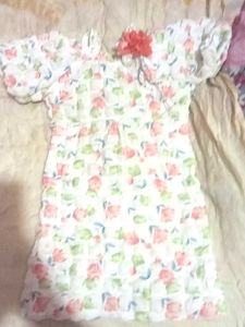 Western Short Frock For 2-4 Years