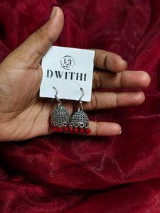 Dwithi Jhumka Earrings