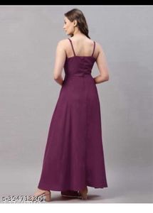 Elegant Purple Maxi Dress