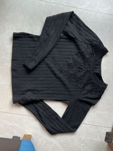 Black Lace Top