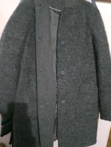 beautiful woman long coat