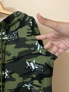 Camo Print Cargo Pants