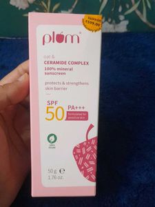 Plum Oat &amp; Ceramide Complex Mineral Sunscreen