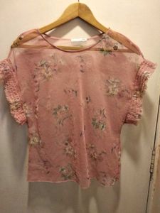 ZARA BEAUTIFUL MESH TOP