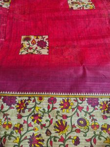 Elegant Red Floral Saree