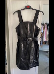 USA Primark Brand Faux Leather Dress Womens❤️