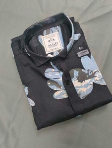 Floral Print Button-Down Shirt