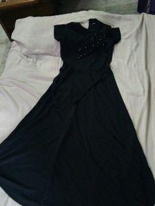 Black Colour Gown