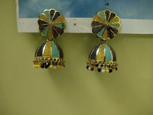 Multicolored Jhumka