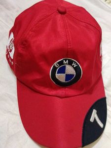 Red BMW Hat