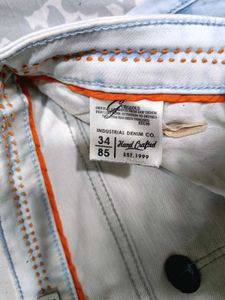 Distressed Light Wash Jeans