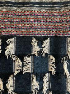 Striped &amp; Textured Scarf