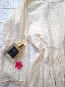 Elegant Cream Long Dress🎀