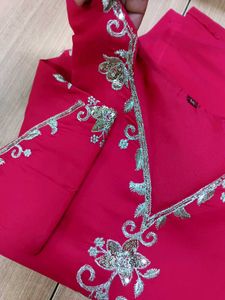 Brand New Kurta Set With Pant And Worked Dupatta