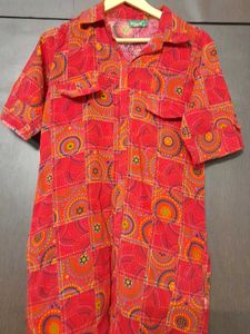 Vintage Red Kurti