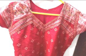 Blue color Stripted Design Kurta