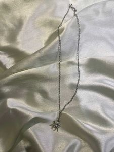 Silver Spider Pendant Necklace