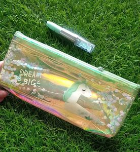 Unicorn Dream Big Pencil Case And 💄 gel Pen