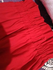 Red Casual Pants