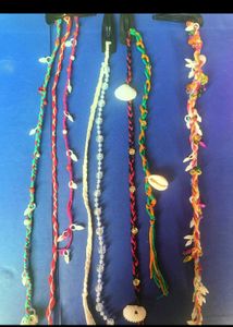 Boho braided hair clip combo