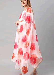 🤍🩷🧡 Kurta + Dupatta Set