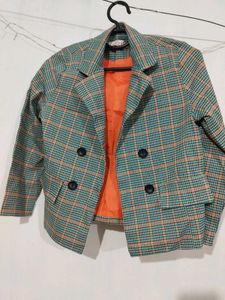 Plaid Or Checked Blazer