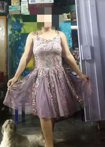barbie doll sequience midi dress😍