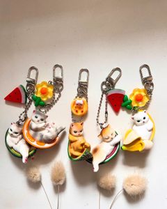 Fruit Cat Keychain ✨
