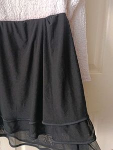 Cute Two-Tone Mini Dress