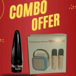 Bluetooth karoke mic and Kajal + Karaoke System