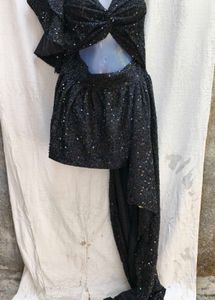 I. GORGEOUS BLACK PARTY GOWN