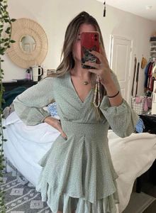 Pale Green Dress