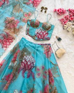 Fully Stiched Floral Lehenga