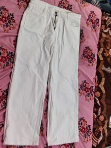 Brand New White High Waist Jeans | Size 34 |