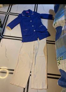 Cute Blue &amp; Beige Kids Outfit