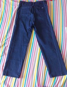 Navy Blue Jeans HIGH WAIST CASUAL