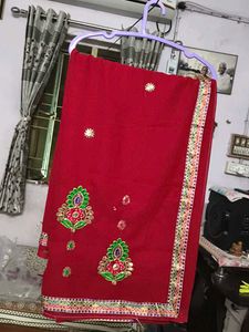 Elegant Red Saree