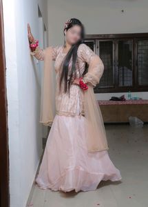 Elegant Pink Anarkali Dress