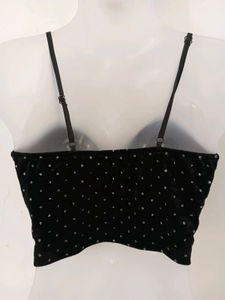 VELVET CROP TOP