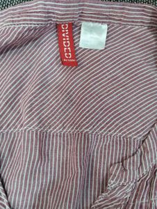 H&amp;M Stripped Button Down Top