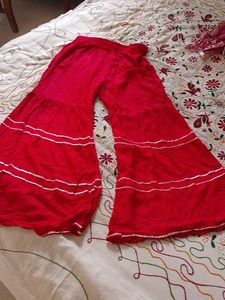 2 Sharara Red And Peach