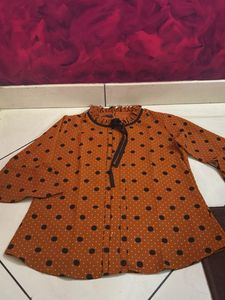 Cute Vintage Polka Dot Top