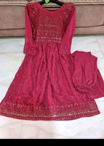 Nyra Cut Sequence Work Kurti & Palazzo